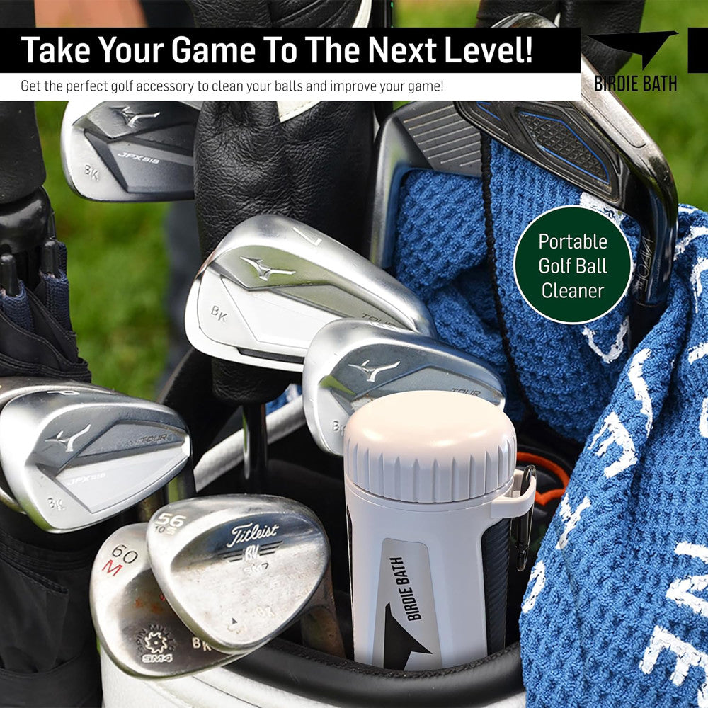 Birdie Golf: Birdie Bath - Golf Ball Washer, Personal Portable Water Cleaner