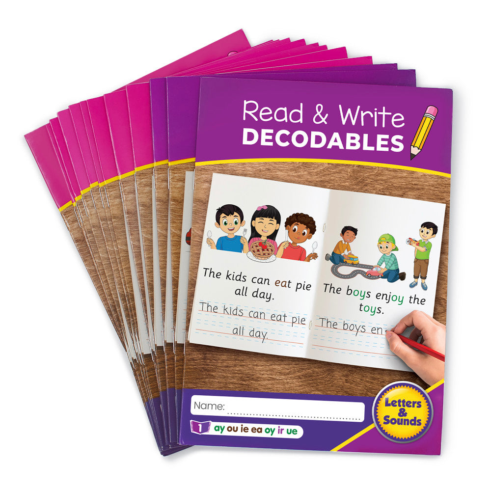 Junior Learning Read & Write Decodables Set B - Phonics and Handwritin ...