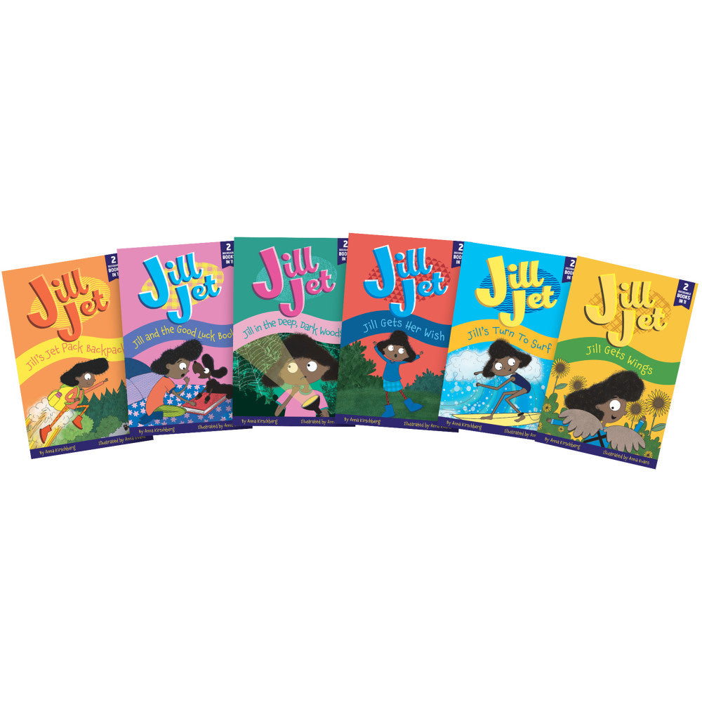 Junior Learning Jill Jet  Decodable Reader Chapter Books, Boxed Set