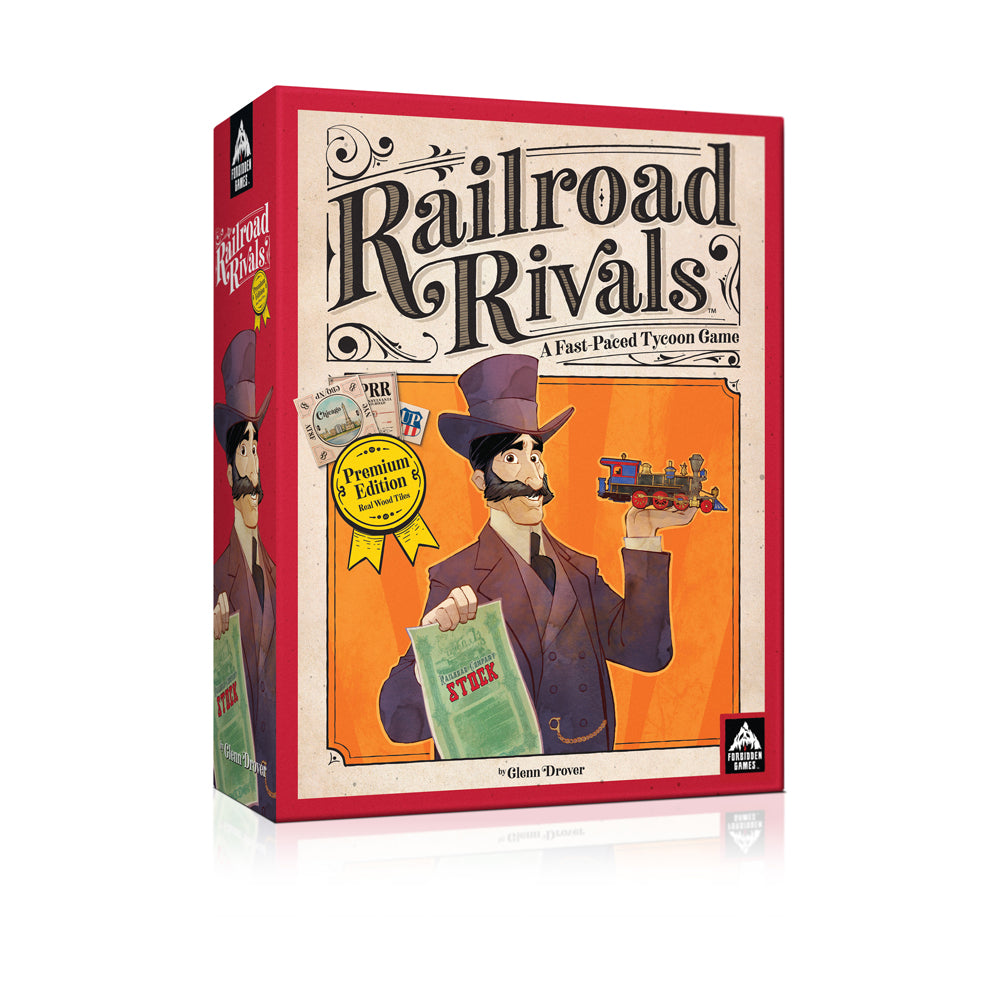 A Train Rival Railroad Rivals Premium Edition Strategy Board Game – Toys