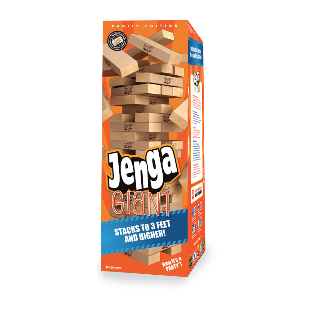 Jenga Giant Family Edition - Polished Hardwood Block Game – Toys