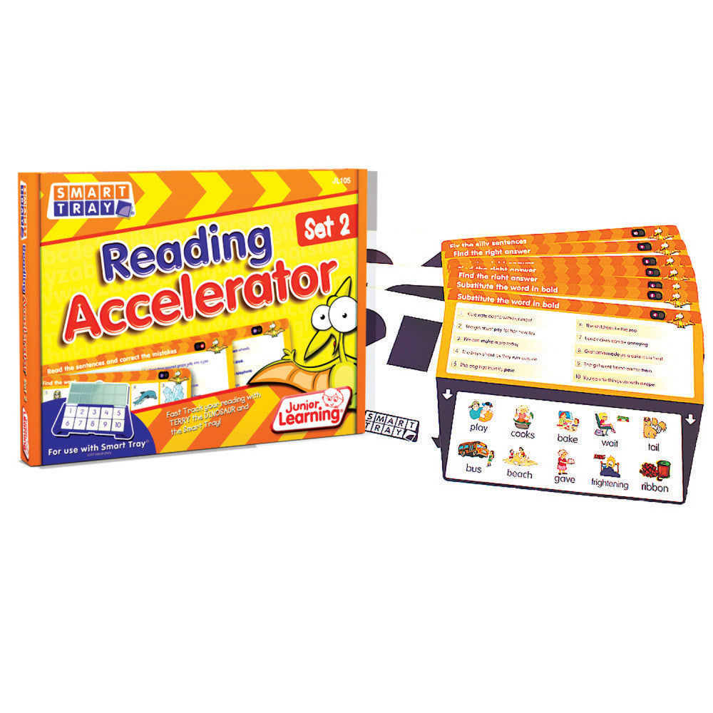 Junior Learning Smart Tray Reading Accelerator Set 2 - Interactive Phonics Learning