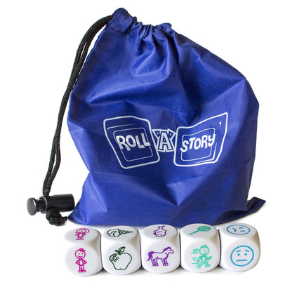 Roll A Story Picture Dice Storytelling Game, 10-Dice Set