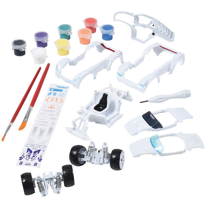 Modarri: Deluxe Paint It Auto Design Studio - DIY Design & Build Toy Car, Kids Ages 6+