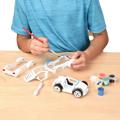 Modarri: Deluxe Paint It Auto Design Studio - DIY Design & Build Toy Car, Kids Ages 6+