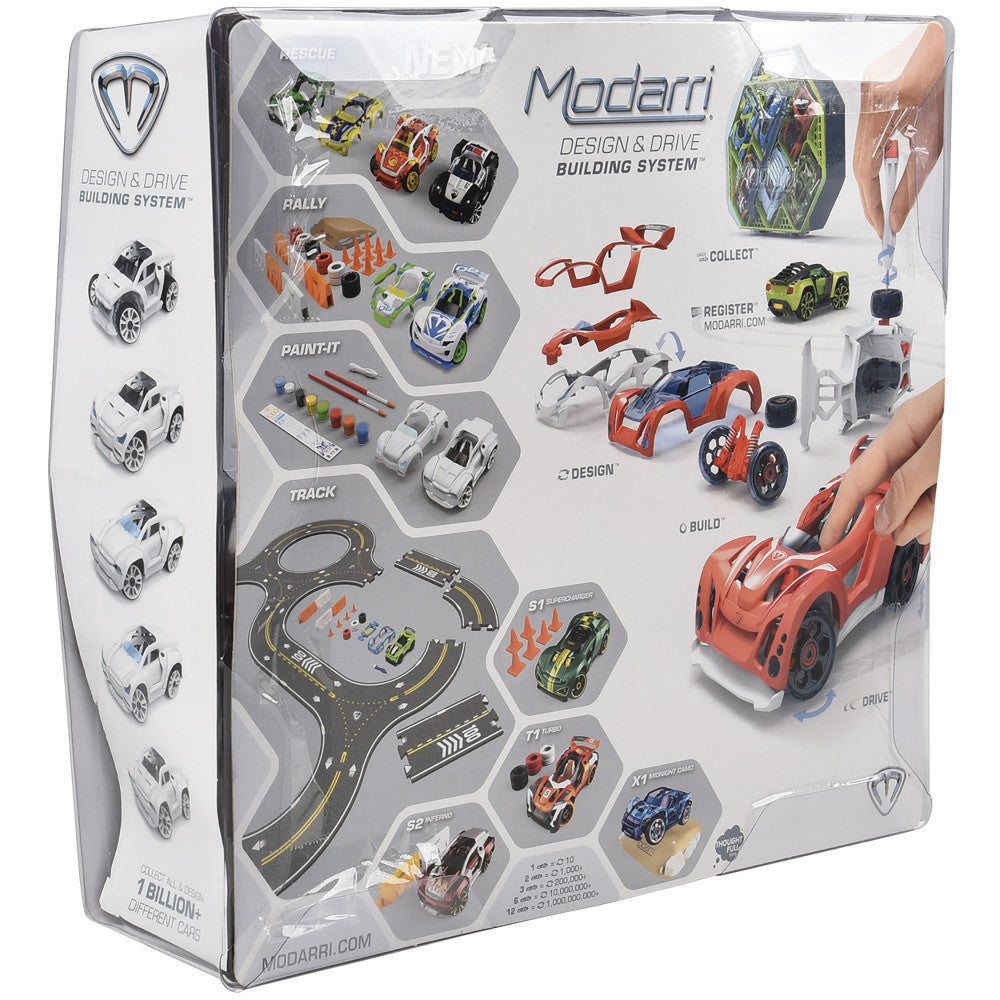 Modarri: Deluxe Paint It Auto Design Studio - DIY Design & Build Toy Car, Kids Ages 6+