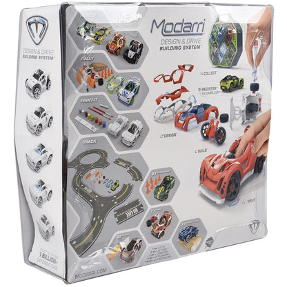 Modarri: Deluxe Paint It Auto Design Studio - DIY Design & Build Toy Car, Kids Ages 6+