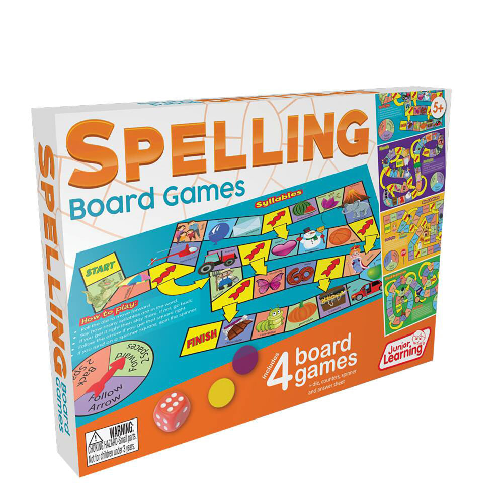Junior Learning Spelling Board Games - Educational Toy for Ages 5-6