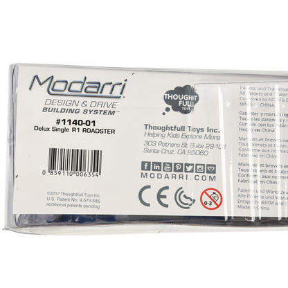 Modarri: R1 Roadster - Deluxe Single DIY Design & Build Toy Car, Kids Ages 6+