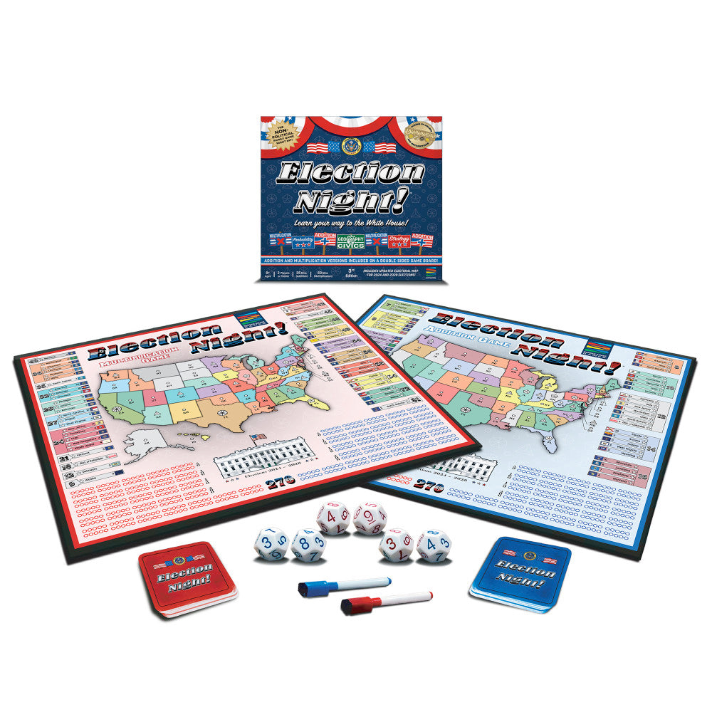 Election Night! Educational Board Game for Family Fun and Learning