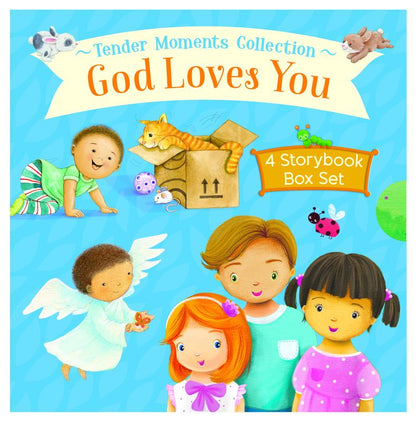 God Loves You 4-Book Padded Board Set by Kidsbooks Publishing