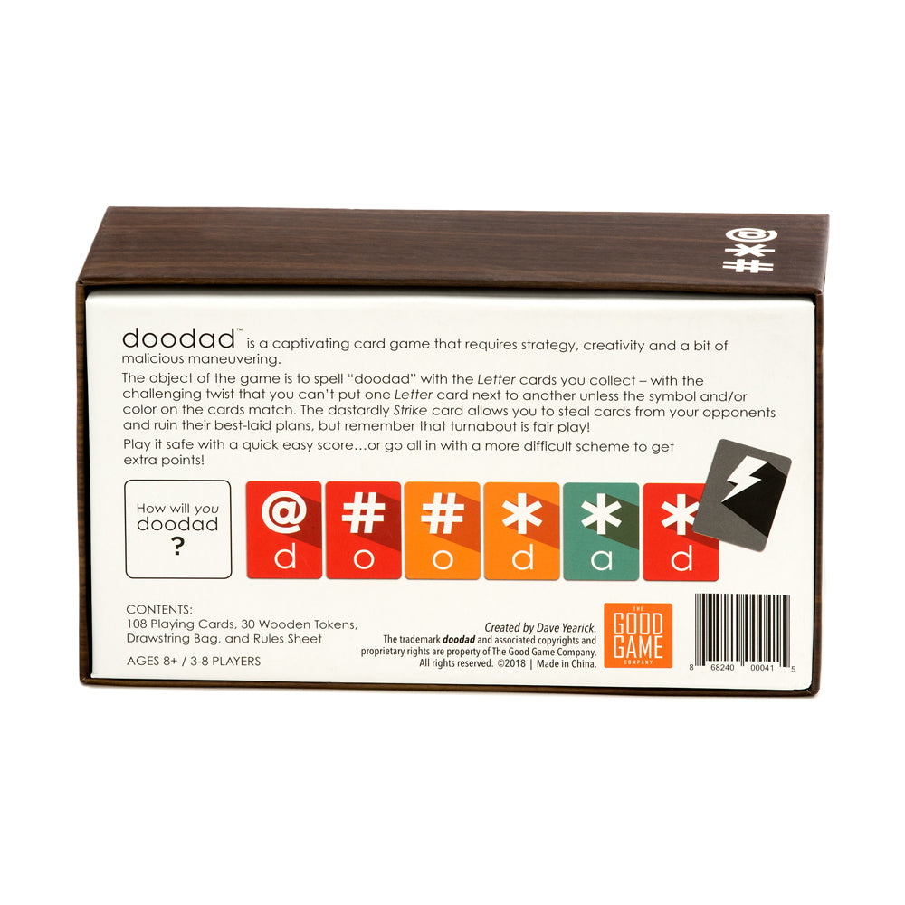 Doodad Strategy Critical Thinking Card Game – Toys