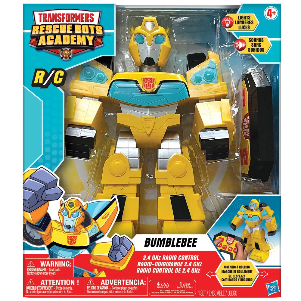 Hasbro Transformers Rescue Bots Academy Bumblebee 12" RC Robot Toys"R"Us