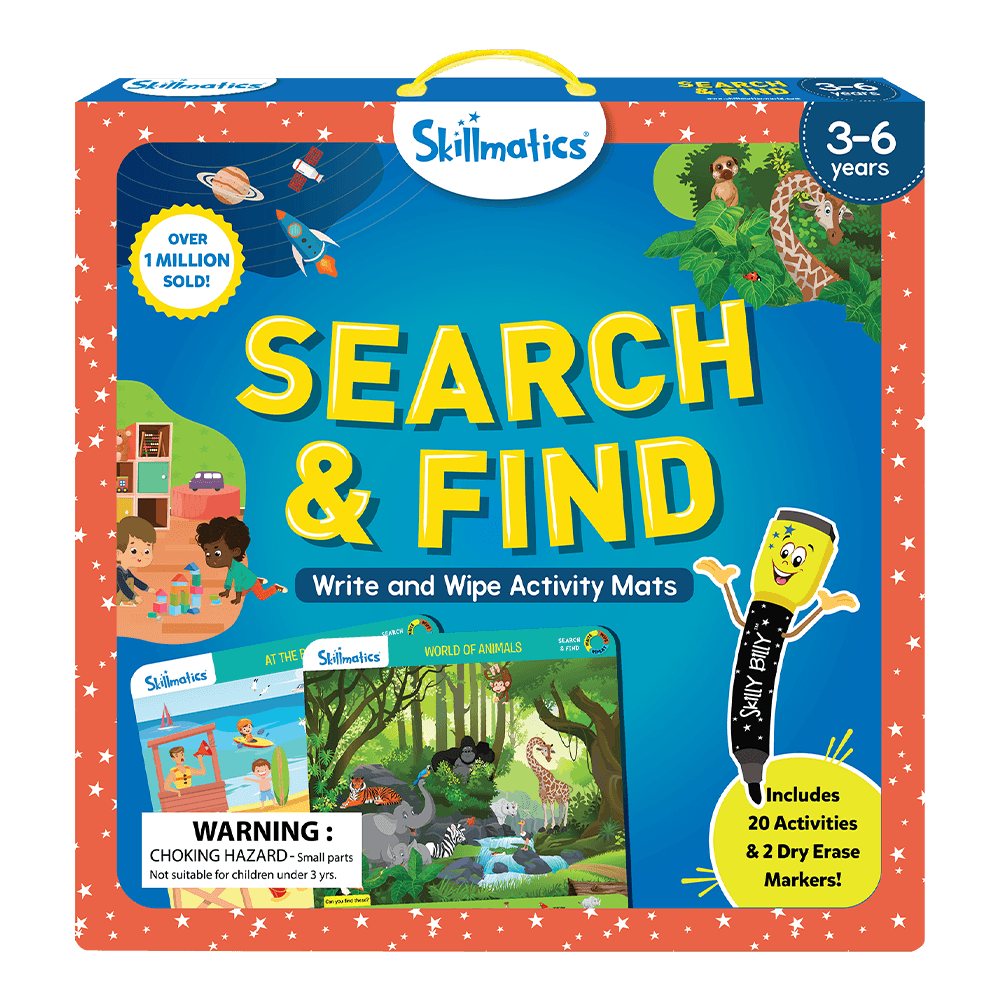Search & Find Reusable Activity Mats - Educational Learning Toy