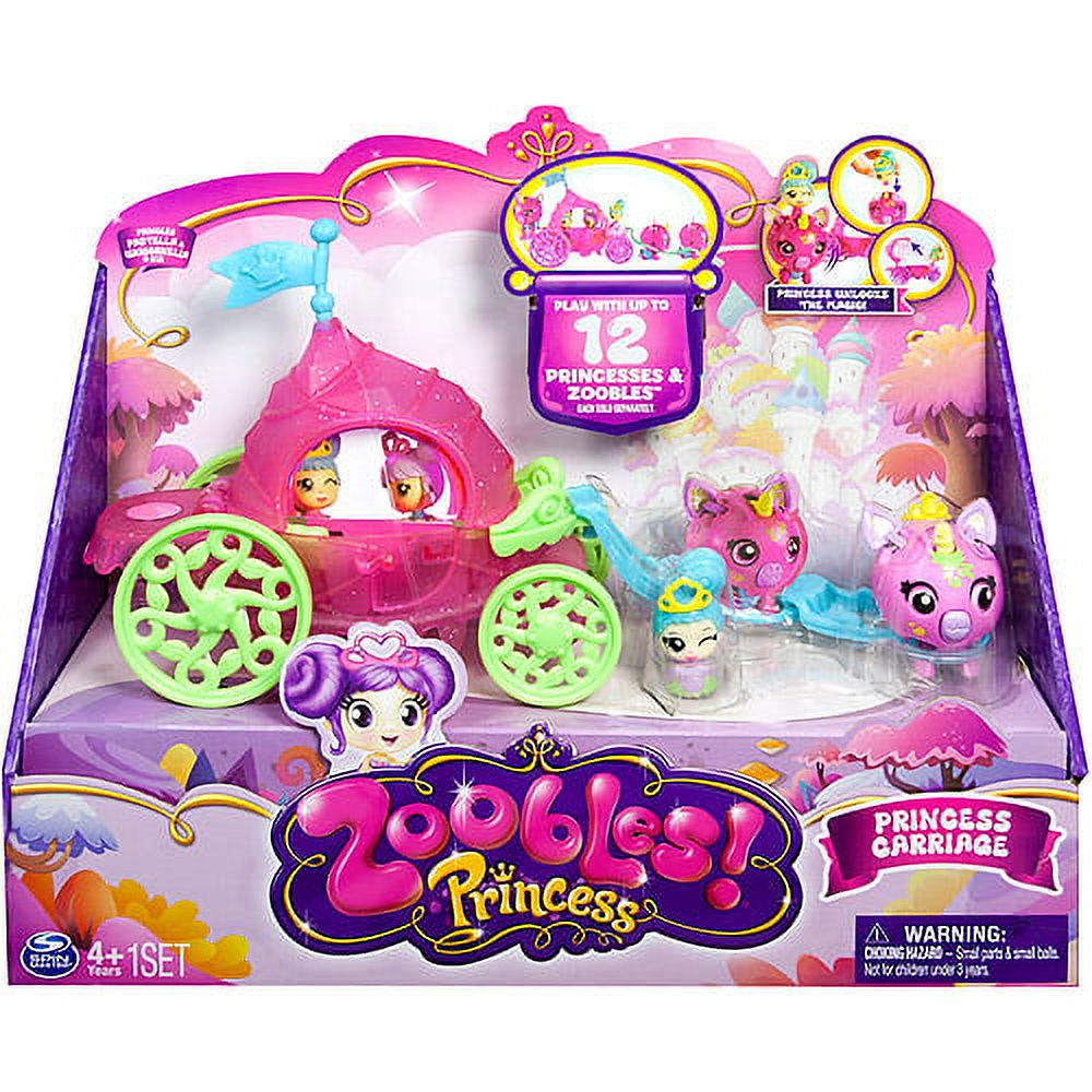 Spin Master Zoobles Princess Carriage Magic Playset