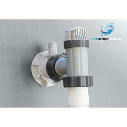 120V Sand Filter Pump & Saltwater System CG-26675 with white and black components