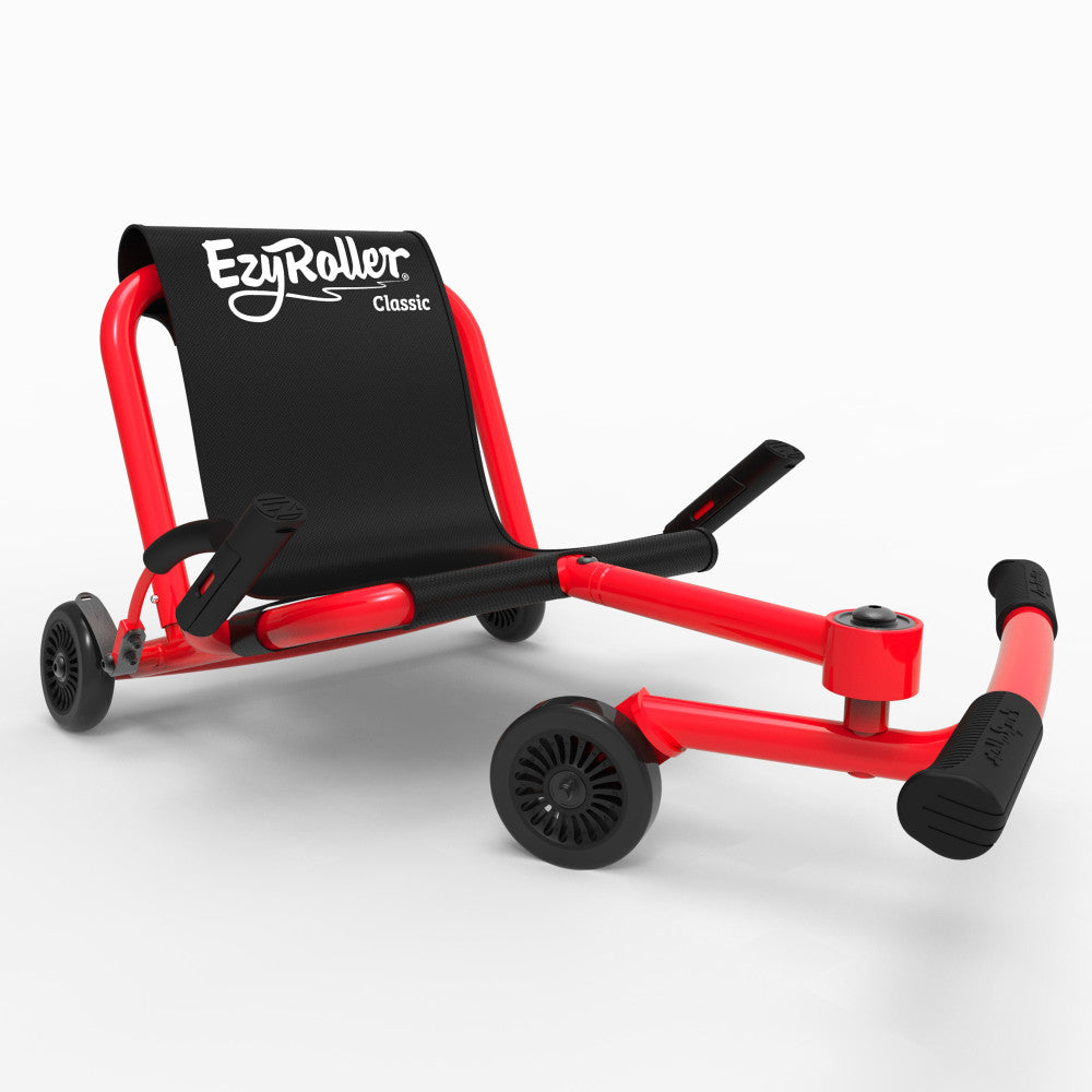 EzyRoller Classic Ride-On Scooter - Red - Extendable Design for Kids Ages 4+
