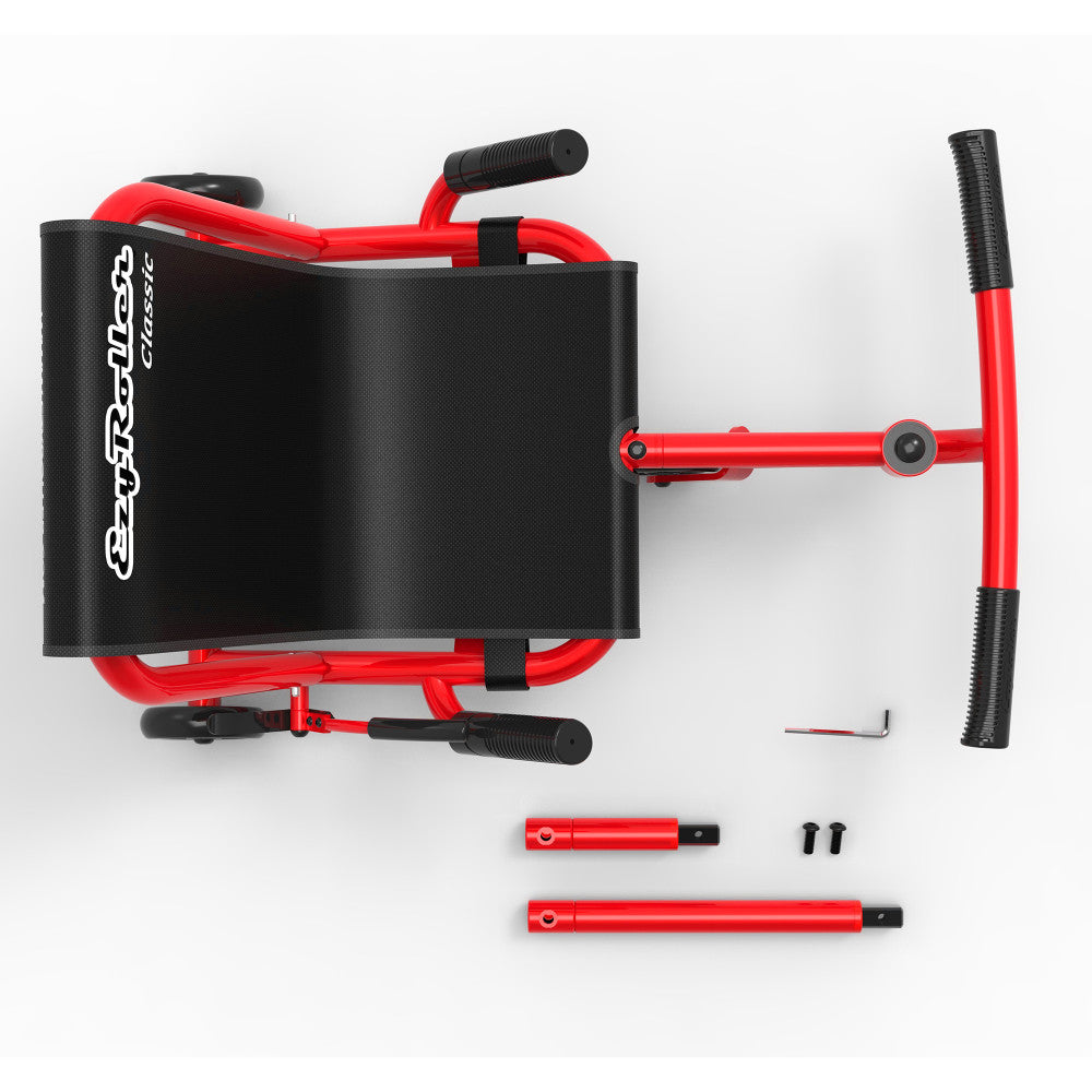 EzyRoller Classic Ride-On Scooter Red Extendable Design for