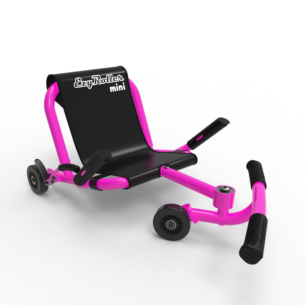 EzyRoller Mini - Pink - Ride-On Scooter for Toddlers & Kids, 45lb Capacity, Ages 2+