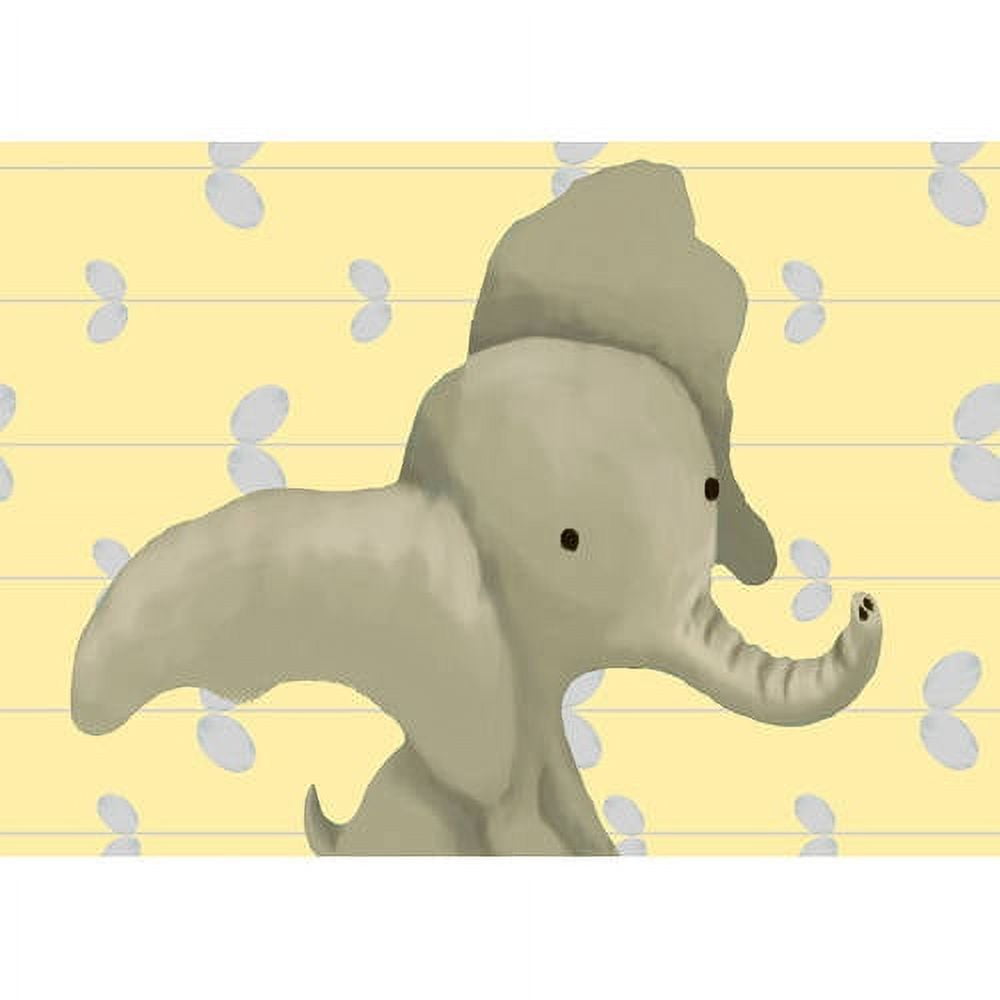 Oopsy Daisy Edison The Elephant Canvas Wall Art - 14x10 inch - by Meghann O'Hara