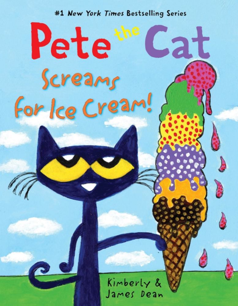 Pete the Cat Screams for Ice Cream! - Hardcover Picture Book