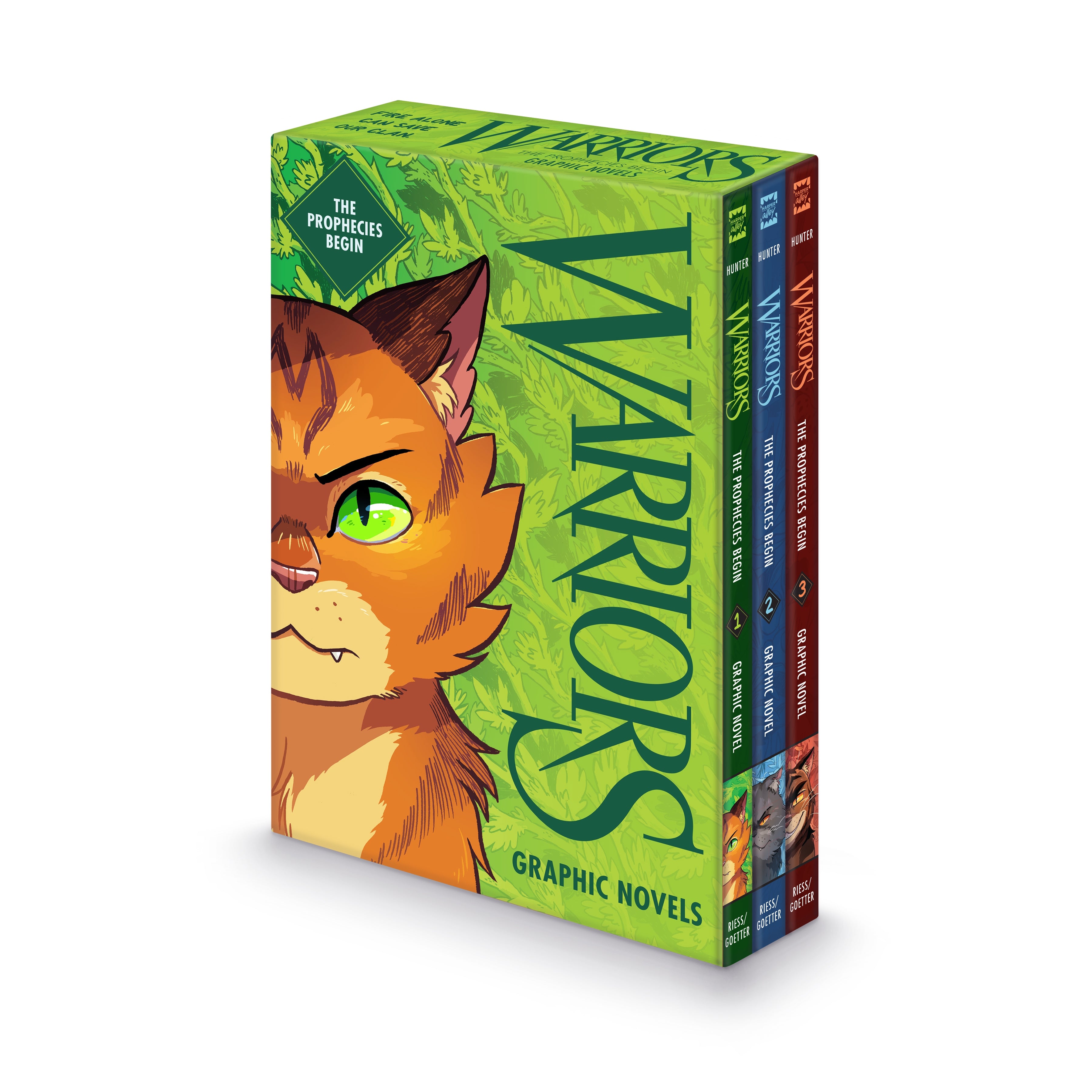 Warriors Graphic Novel: The Prophecies Begin 3-Book Set – Toys