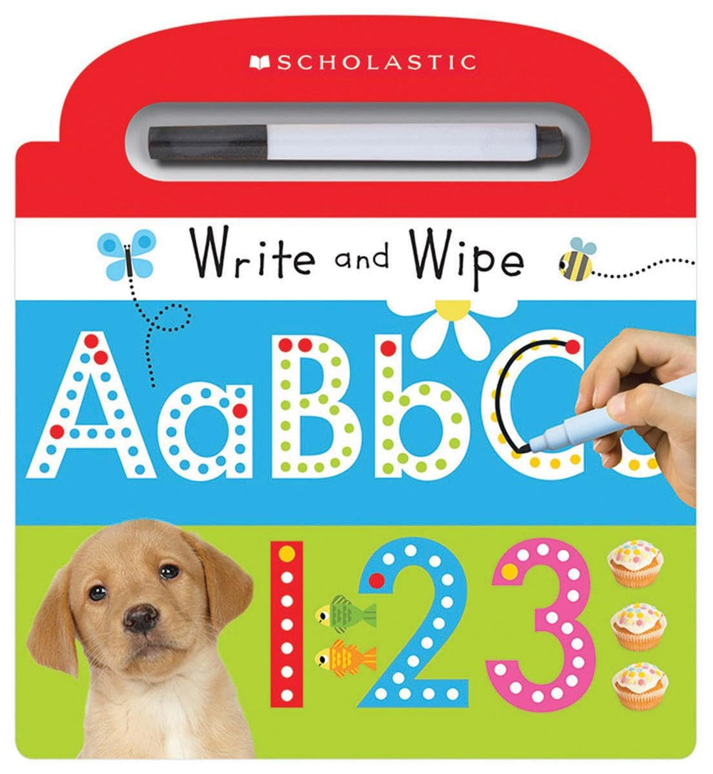 Scholastic Early Learners Write and Wipe ABC 123 - Interactive Learning Tool