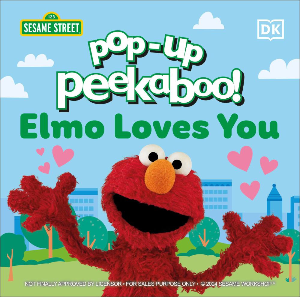 Sesame Street Elmo Loves You Pop-Up Peekaboo Board Book