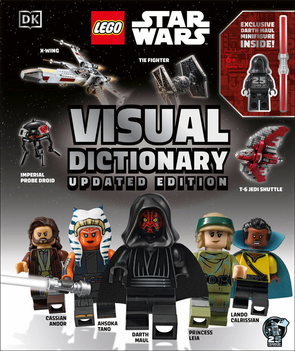 LEGO Star Wars Visual Dictionary - 4th Edition with Exclusive Darth Maul Minifigure