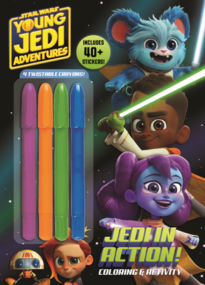 Star Wars Young Jedi Adventures: Jedi in Action! Activity & Coloring Book with Crayons