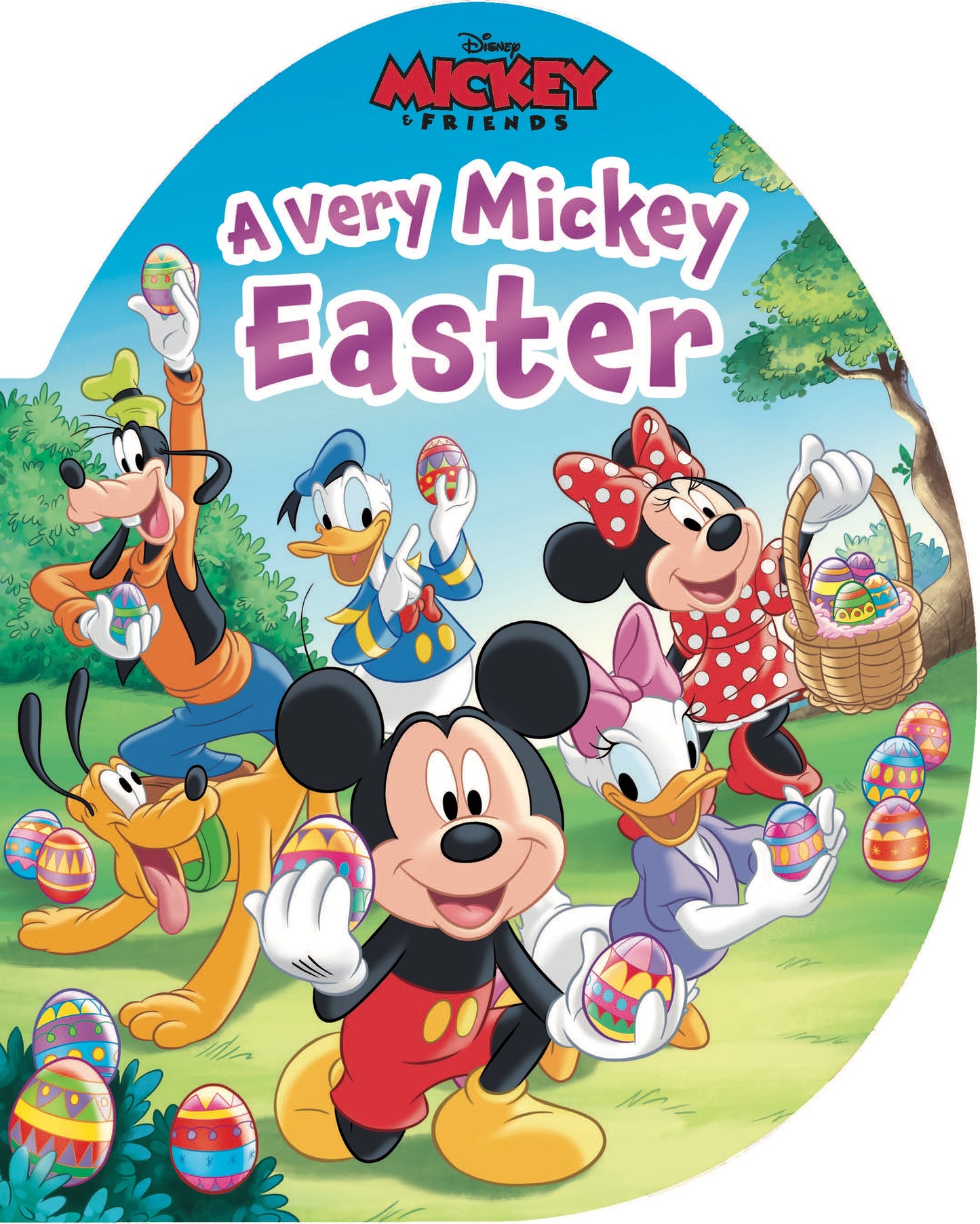 Disney Mickey & Friends: A Very Mickey Easter Egg-Shaped Board Book