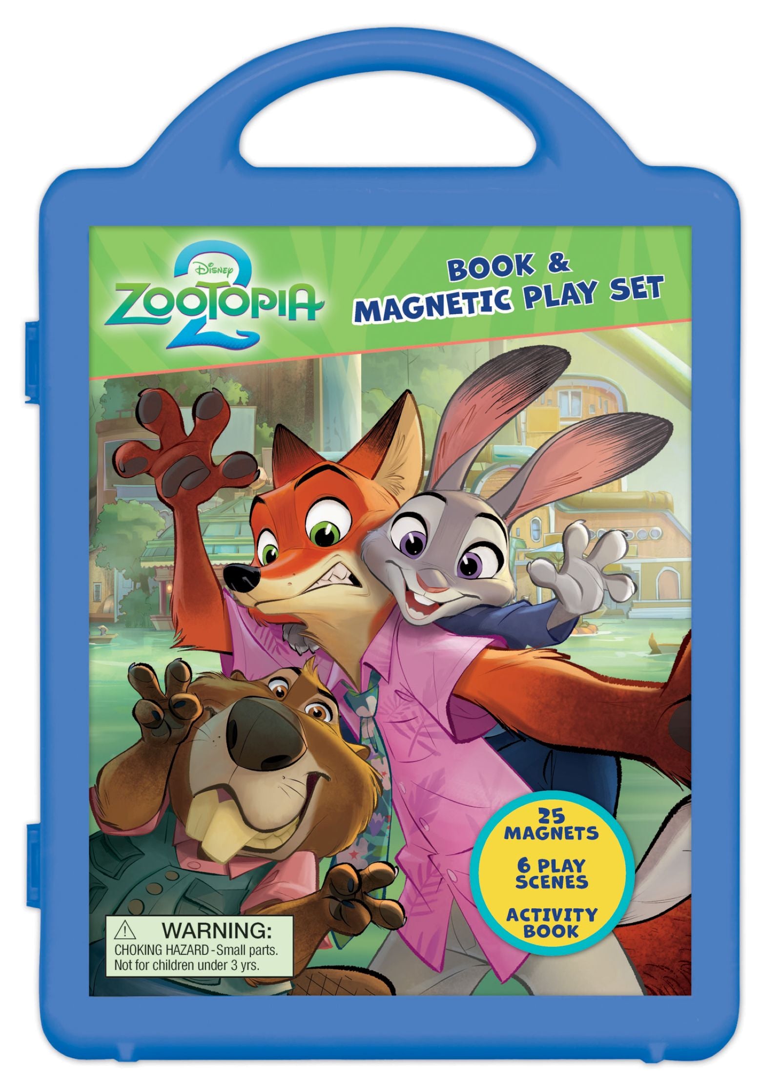 Zootopia 2 Magnetic Detective Adventure Book and Play Set – Toys