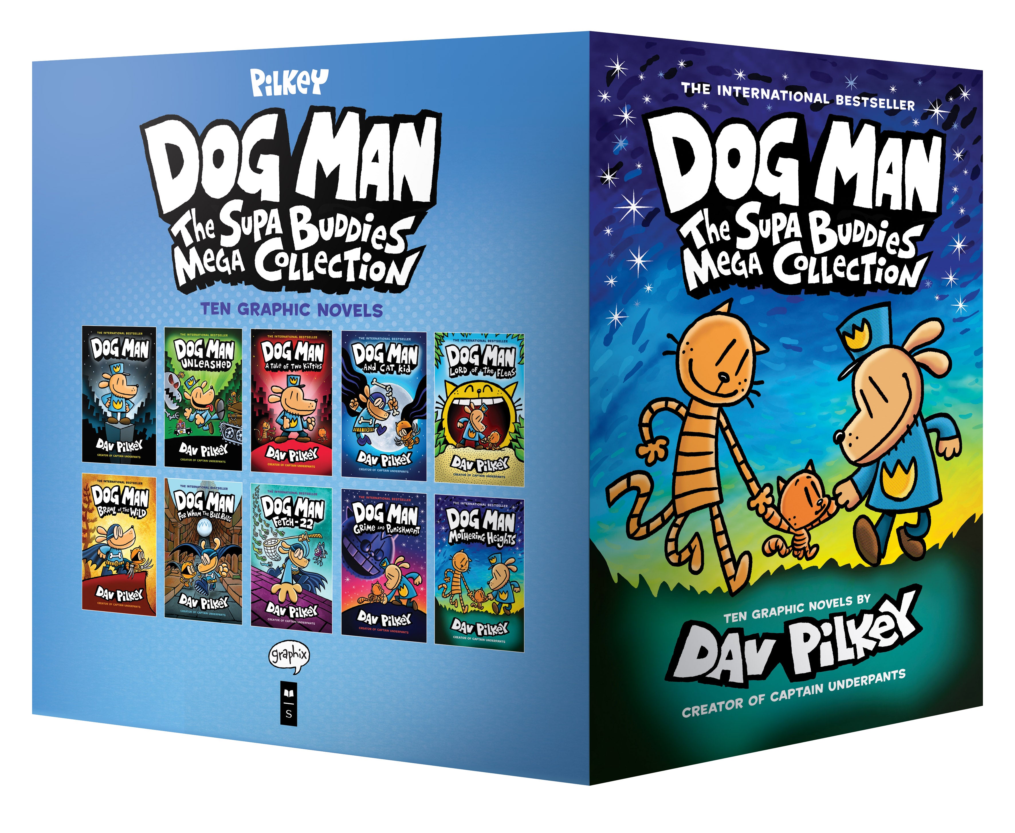 Dog Man: The Supa Buddies Mega Collection - 10 Book Set – Toys