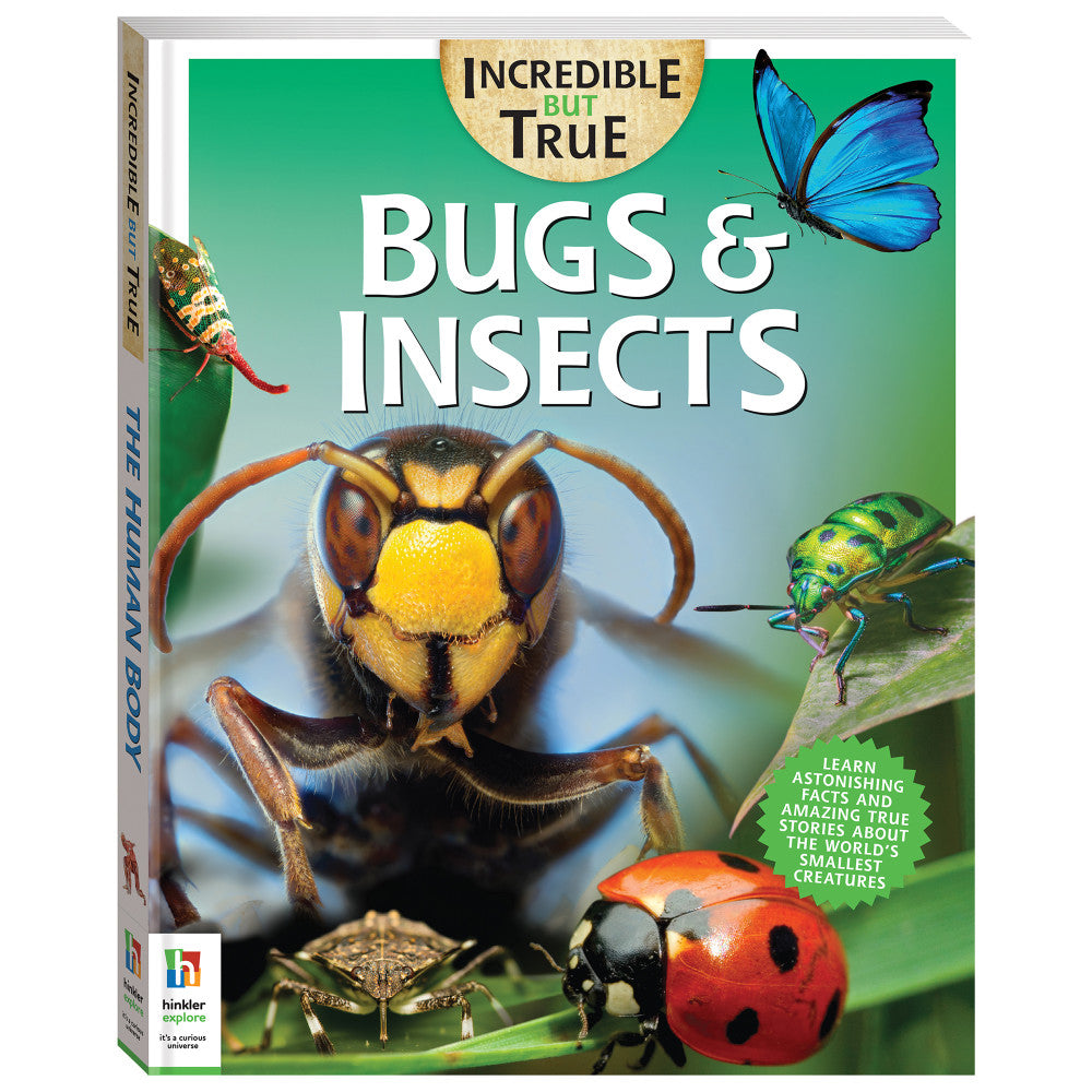 Incredible But True: Bugs & Insects - Kids Educational Hardcover Book