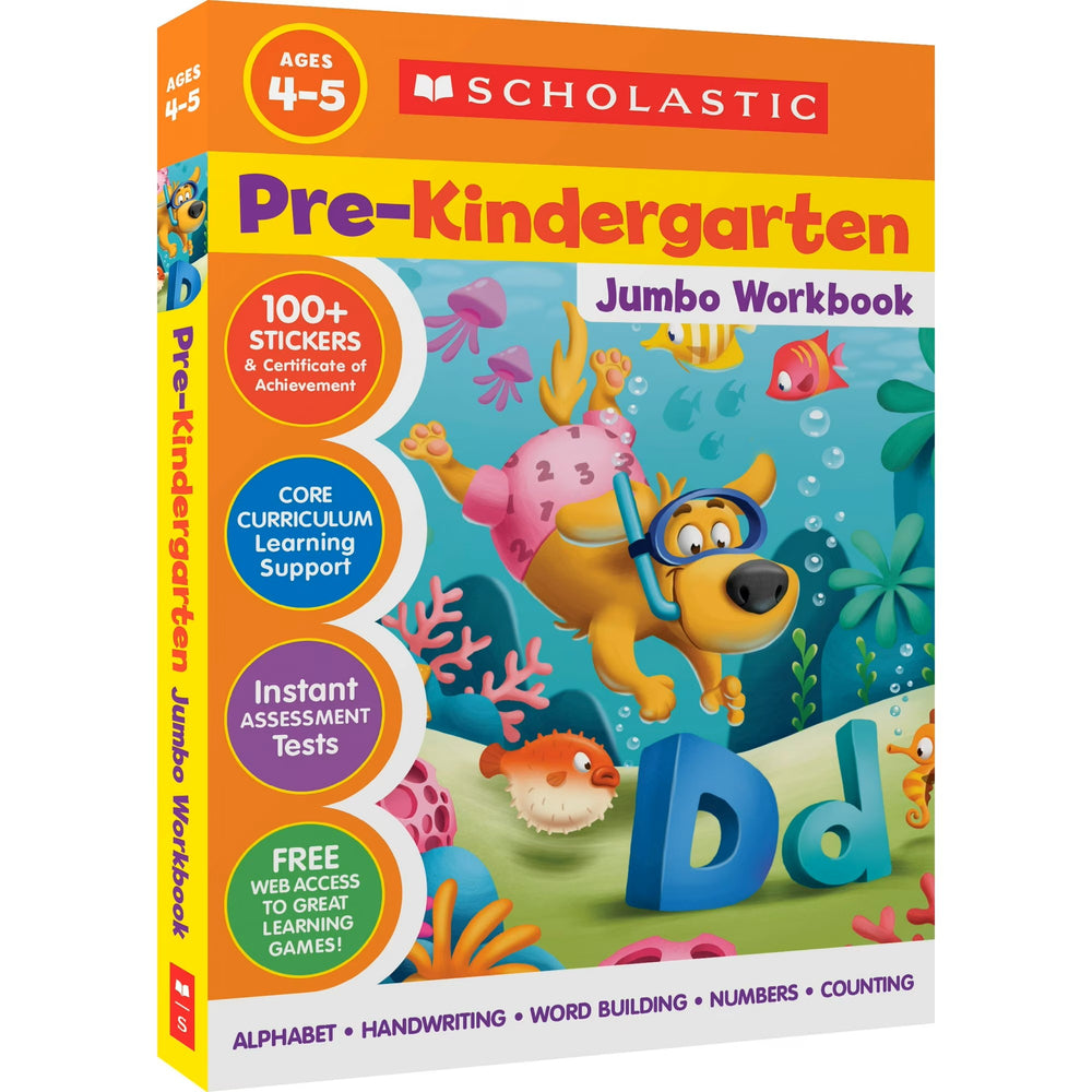 Scholastic Pre-K Jumbo Workbook: Ultimate Early Learning Activities