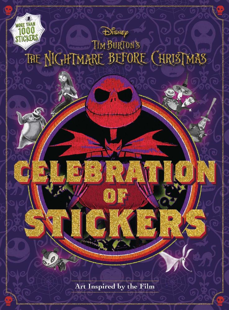 DISNEY TIM BURTON'S THE NIGHTMARE BEFORE CHRISTMAS CELEBRATION OF STICKERS