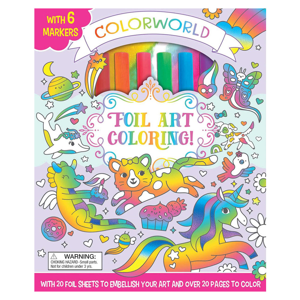 COLORWORLD: FOIL ART COLORING!