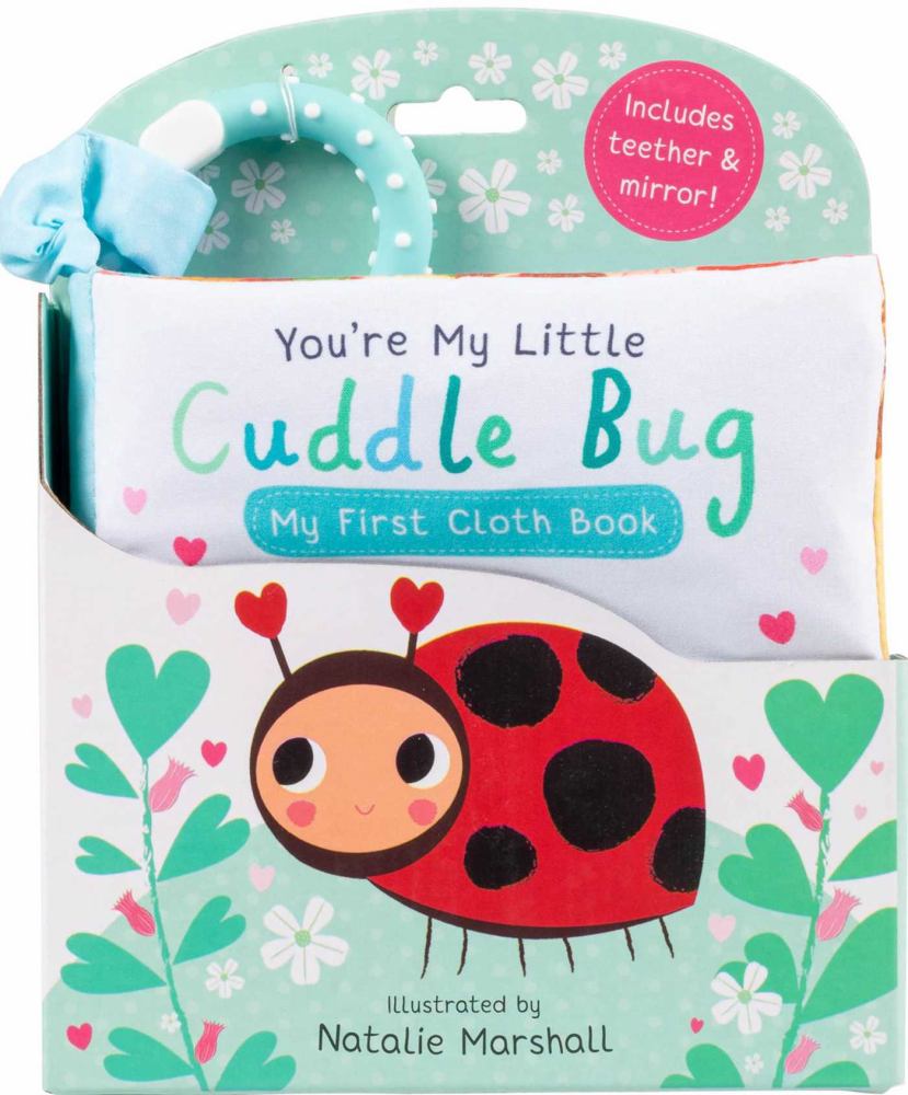 You're My Little Cuddle Bug Cloth Book and Teether Gift Set