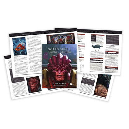 Nightfall Games Sla Industries Species Guide 1: Shaktar/Wraithen Hardcover RPG Sourcebook