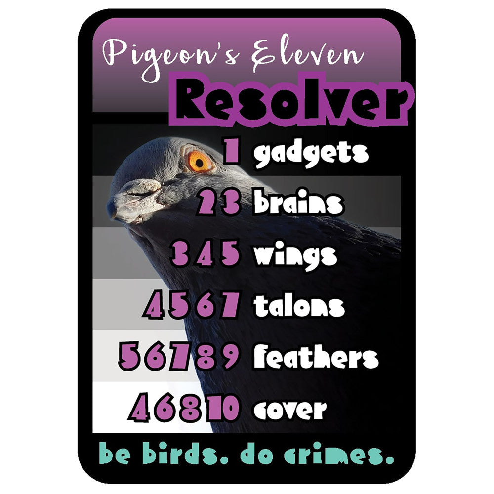 Pigeon's Eleven Narrative RPG Heist Game by 9th Level Games, Ages 13+