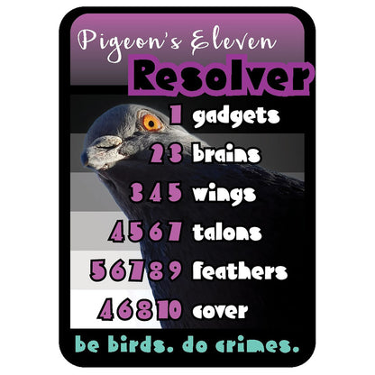 Pigeon's Eleven Narrative RPG Heist Game by 9th Level Games, Ages 13+