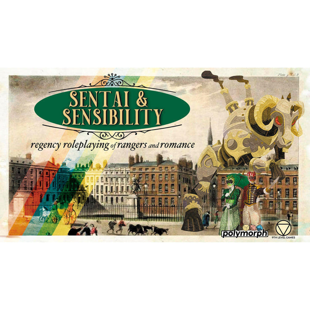 9th Level Games: Sentai & Sensibility - RPG Book, Rangers & Romance, Ages 13+, 2-6 Players
