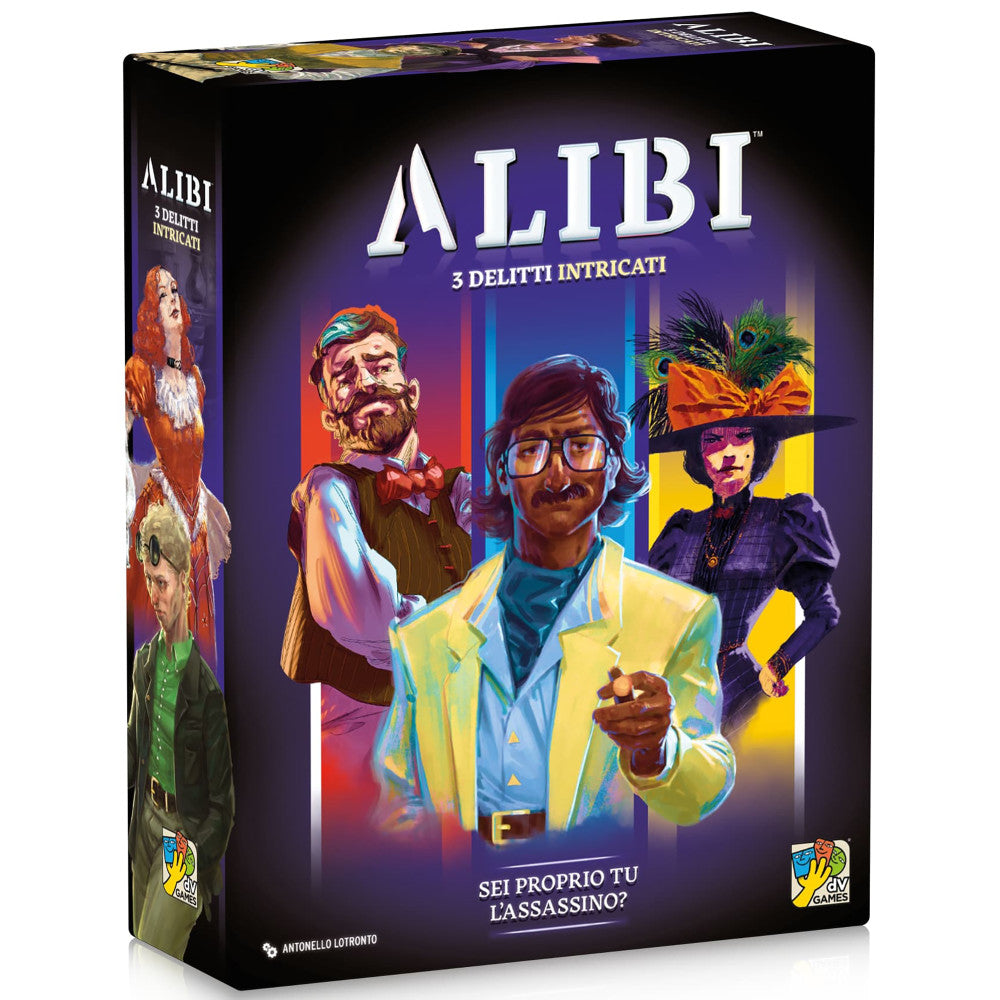 Alibi: 3 Intricate Mysteries Murder Party Card Game, Ages 14+, 5-6 Pla ...