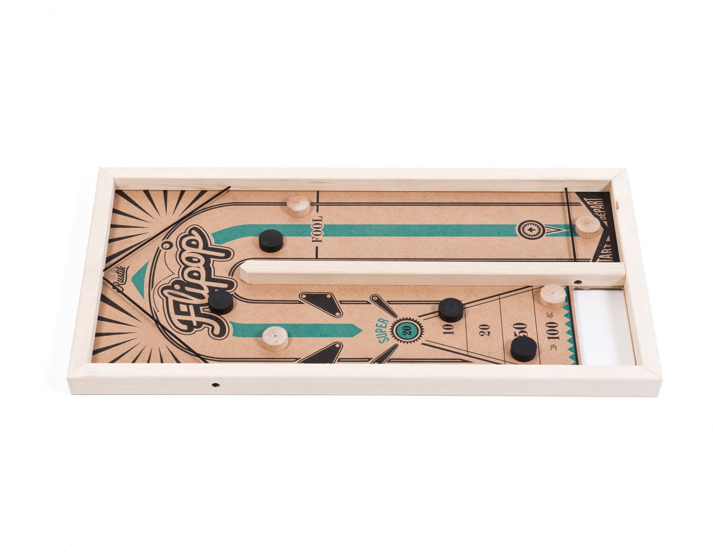 Rustik FLIPOP Portable Wooden Game Set