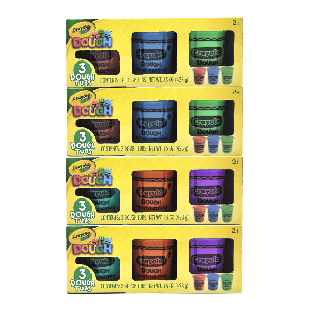 Crayola Creative Play 12pk Colorful Dough/Slime Kit