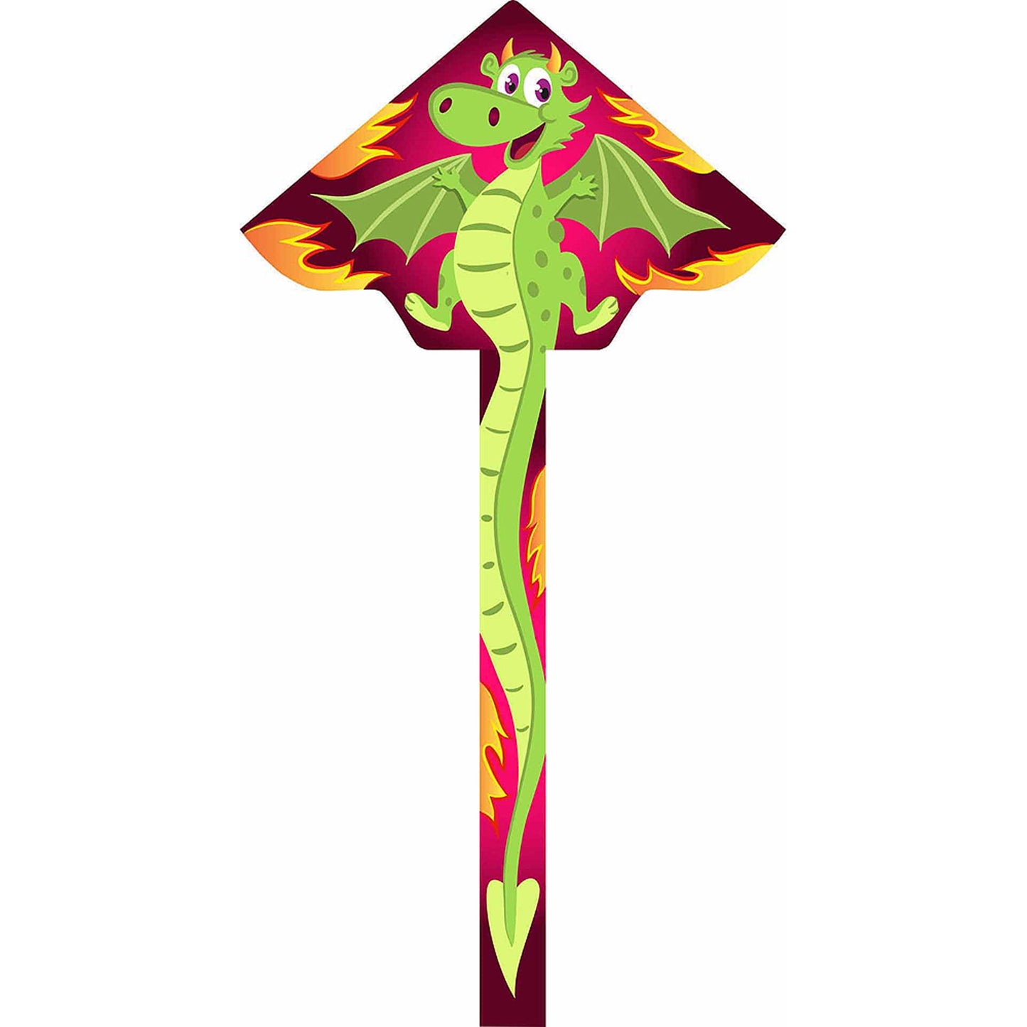 Sleek Simple Flyer Cinder - Vibrant Fun Wind Kite