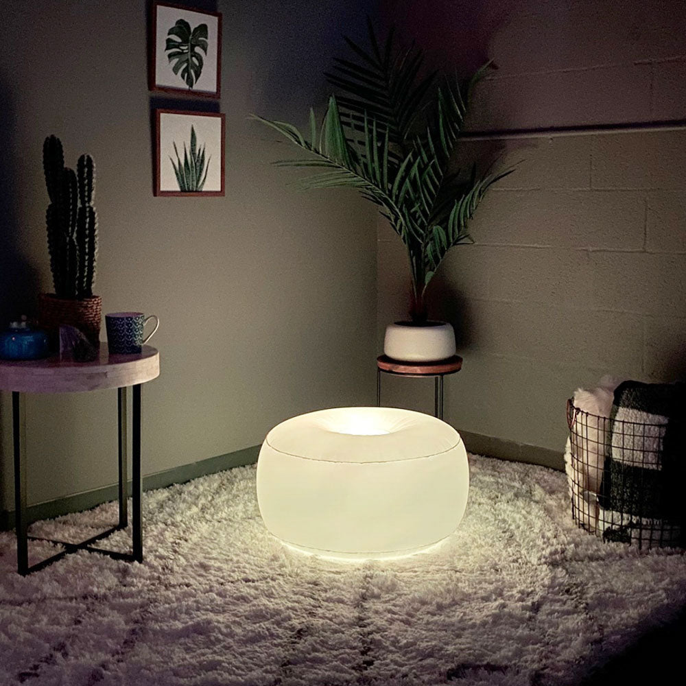 AirCandy Illuminated LED Inflatable Ottoman
