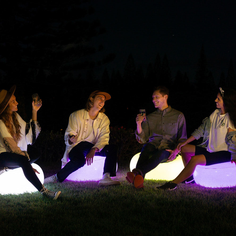 AirCandy Illuminated LED Inflatable Ottoman