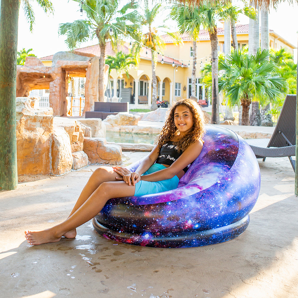 Illuminated Galaxy LED BloChair - Deep Space Pink