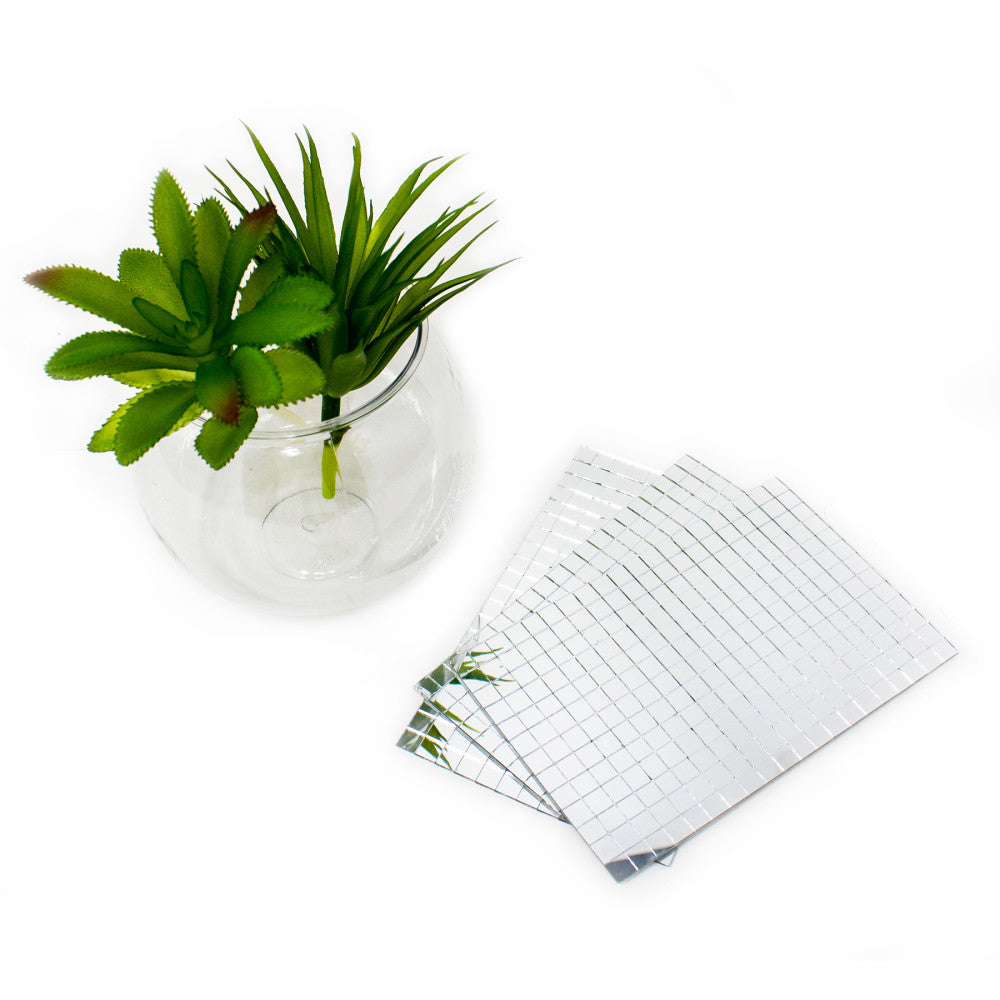 Art 101 DIY Disco Planter Creation Kit - Sparkly Silver